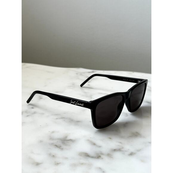 NEW Saint Laurent SL318 Script Logo Sunglasses - Picture 6 of 7